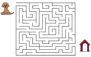 Dog House Maze | Eye Can Learn